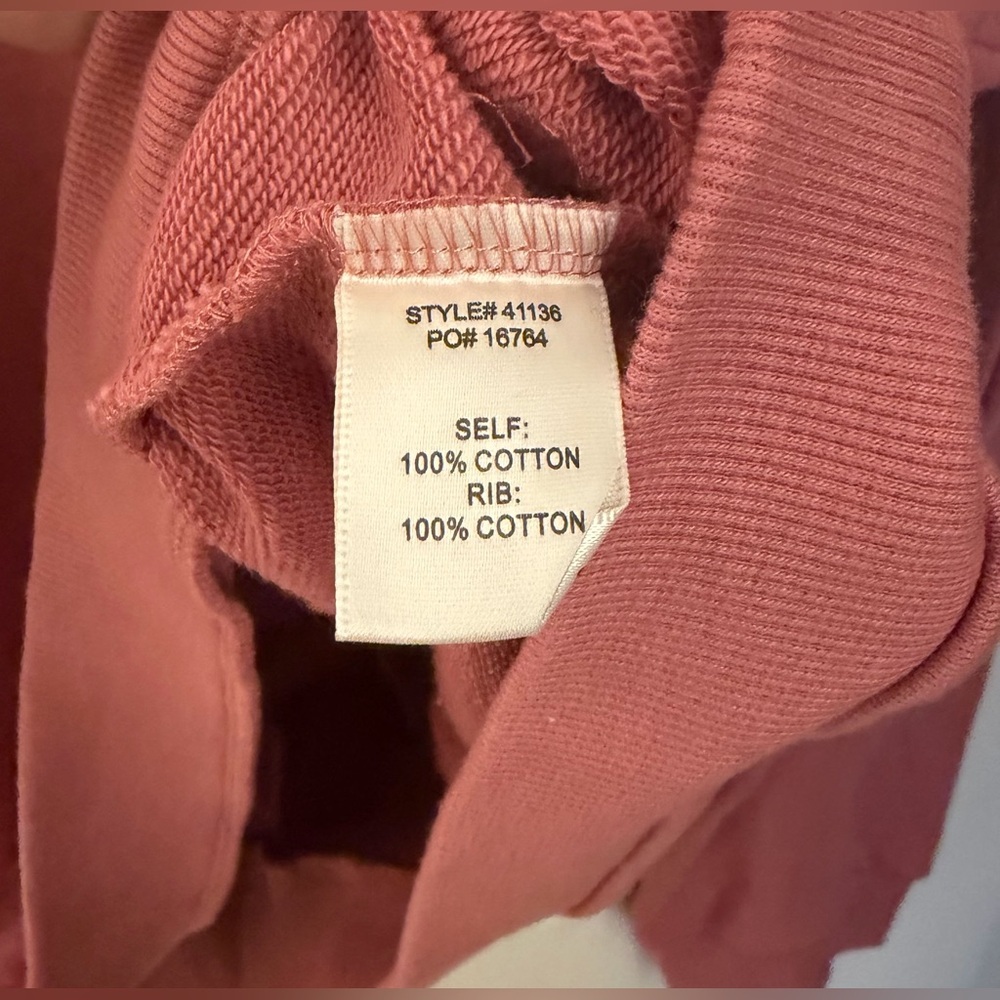 NWT Skies Are Blue Jana Embroidered Polka Dot Sweatshirt, Pink, XL - Picture 7 of 9